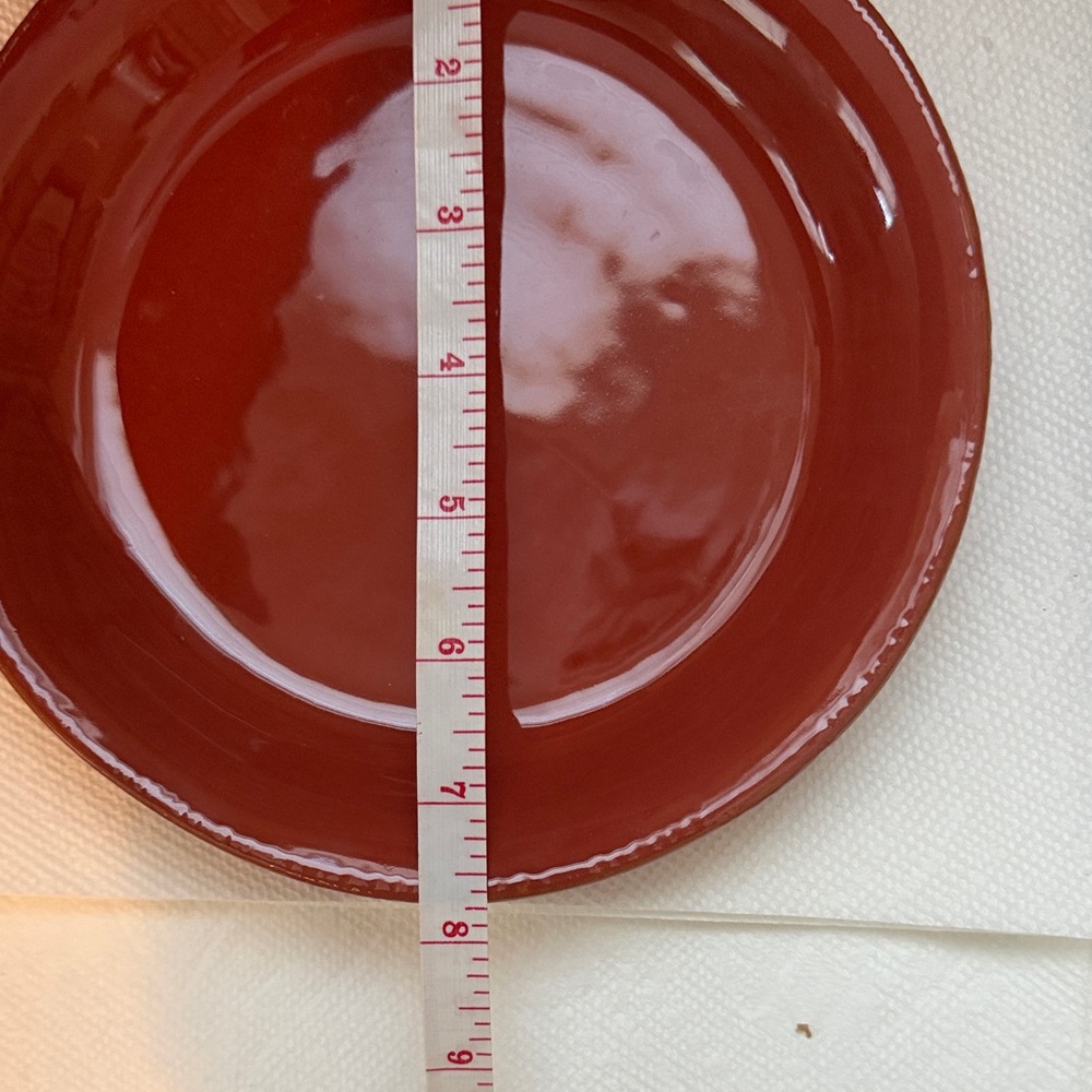 Vietri Red Round Dinner Plate - Picture 3 of 5